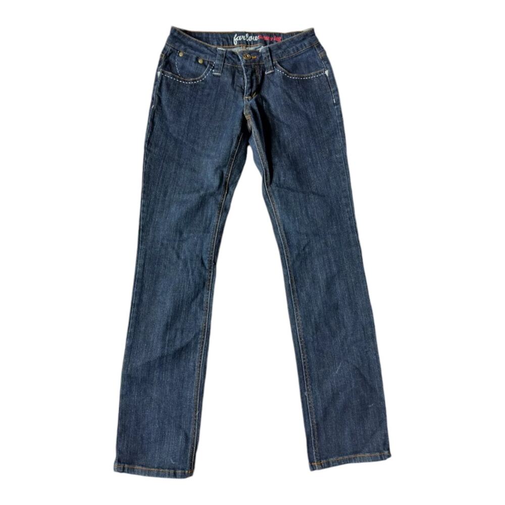 Women's Farlow Skinny Denim Jeans,Size 3,Blue Dark Wash, Mid-rise